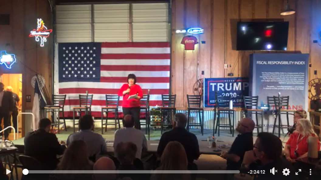 introduction of candidate forum at Smitty K's